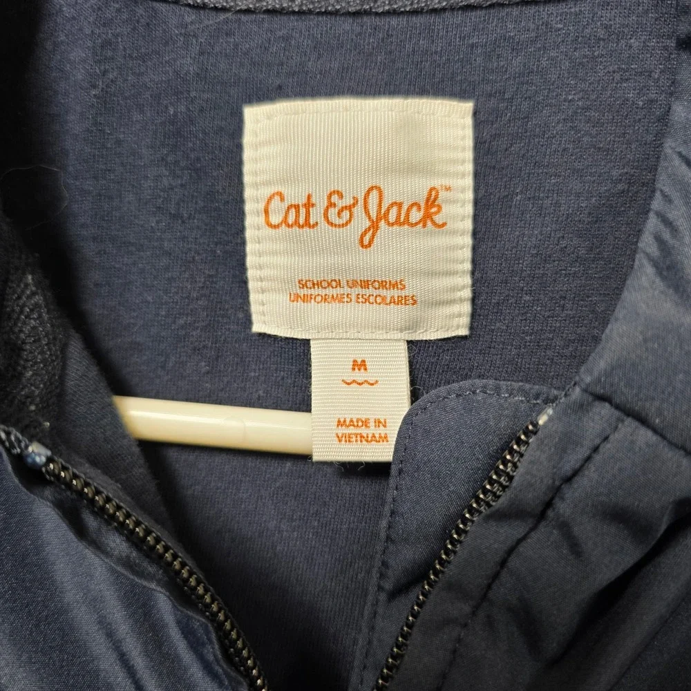 Cat & Jack Boys School Uniform Jacket Size M Zip‎ Front Casual Layer